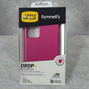 G7. Otterbox Symmetry Drop+ Case for Samsung Galaxy S22+ - Hot Pink
